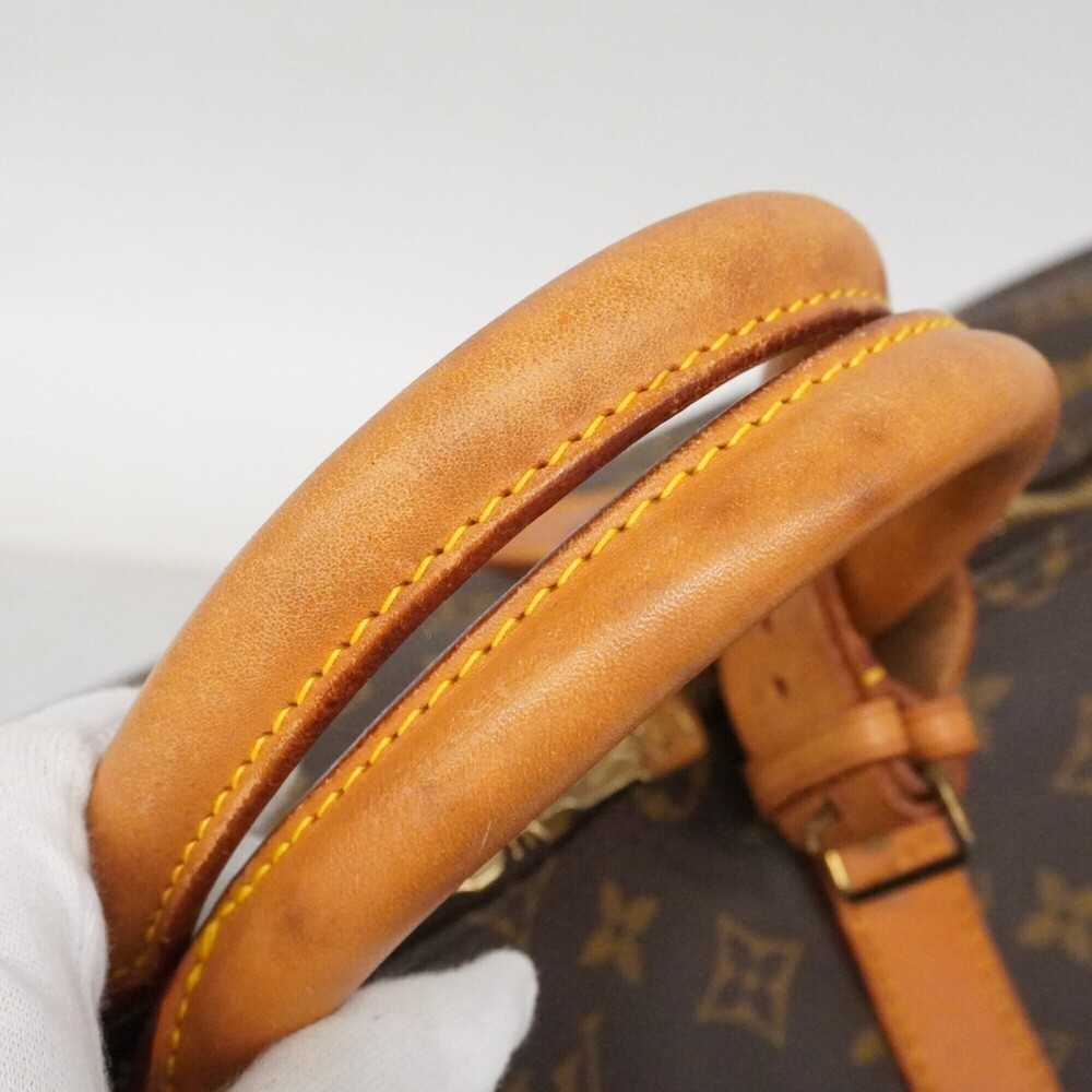 LOUIS VUITTON Brown Monogram Keepall 55 Boston Bag - Picture 9 of 13